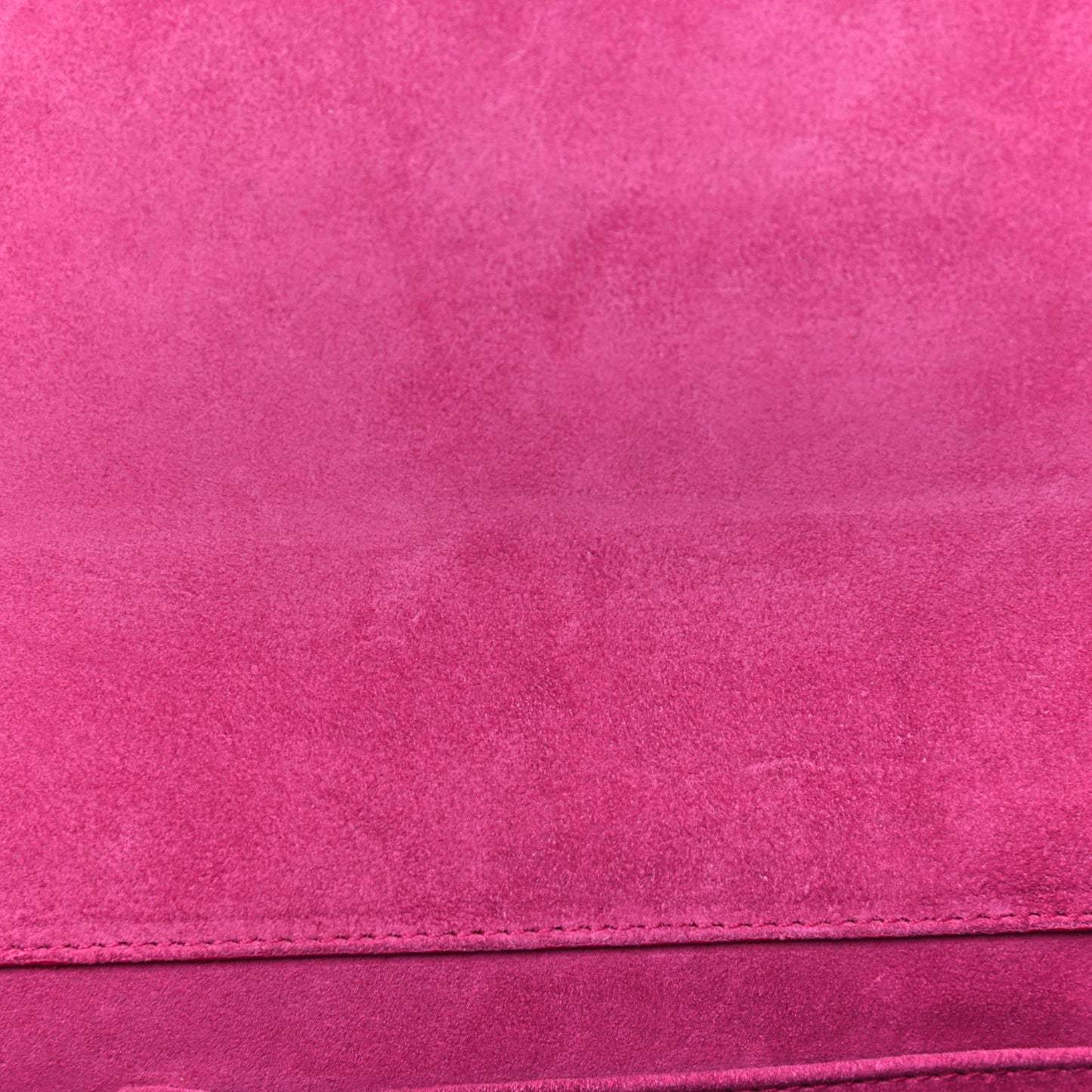 Calfskin Classic Y Ligne Clutch Fuchsia