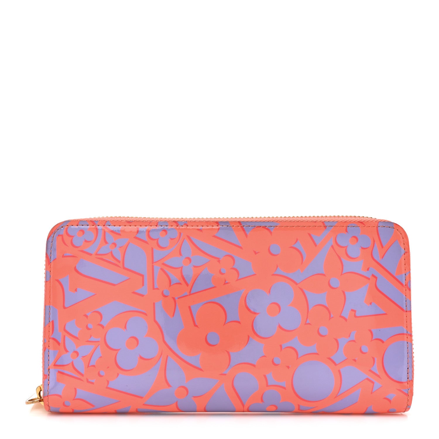 Louis Vuitton Patent Sweet Monogram Zippy Wallet Corail 1 of 13