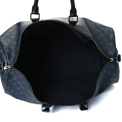 Louis Vuitton Monogram Eclipse Keepall Bandouliere 55 5 of 12