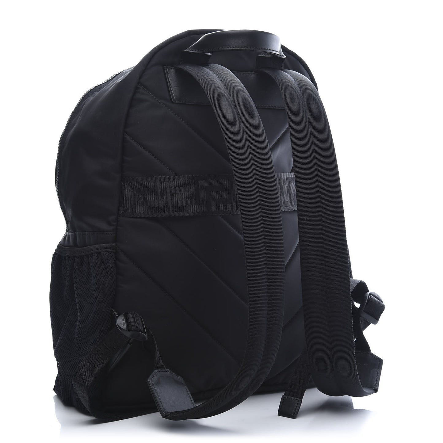 Nylon Palazzo Backpack Black