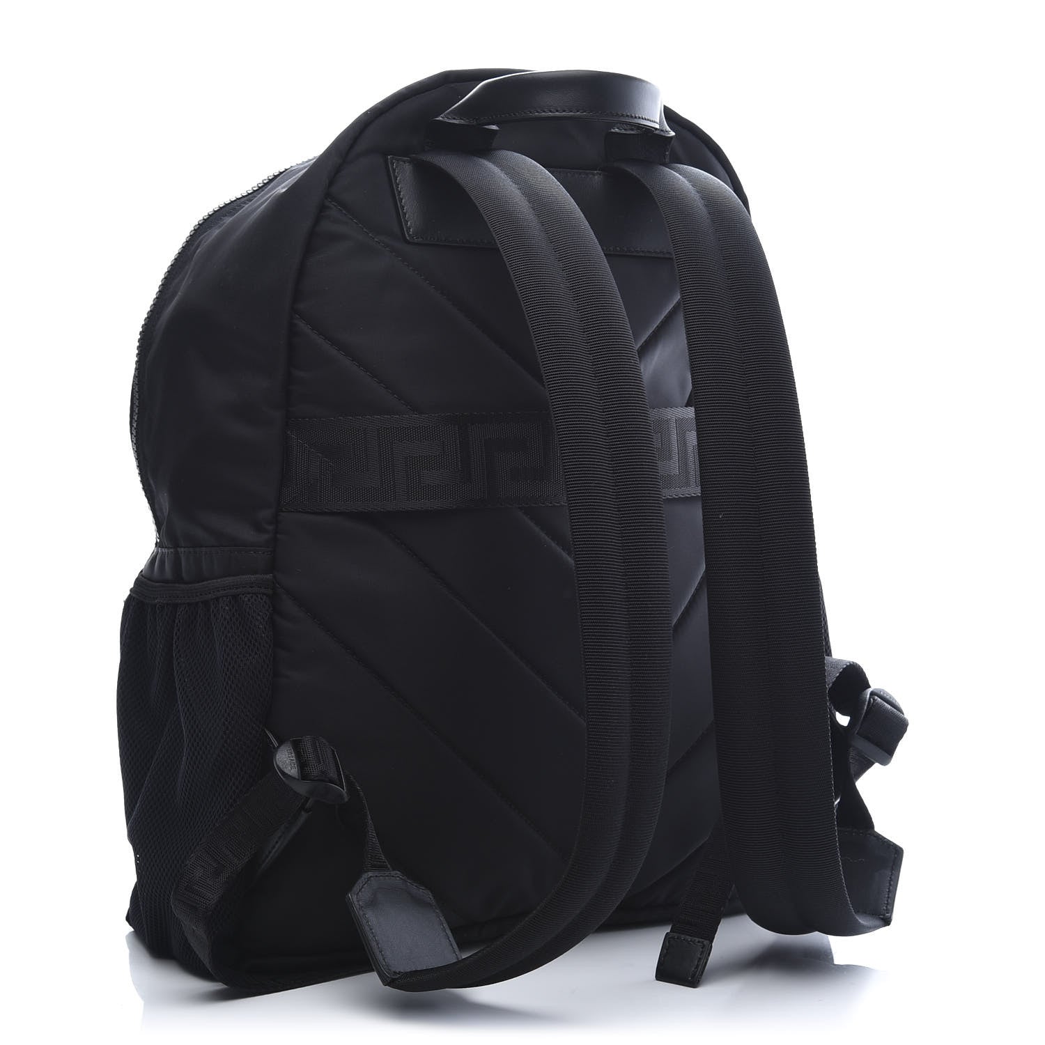 Versace Nylon Palazzo Backpack Black 2 of 9