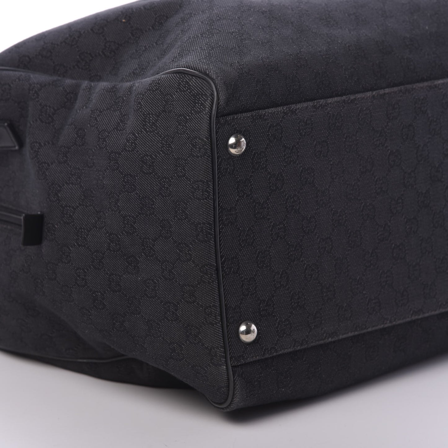 Denim Monogram Large Duffle Black