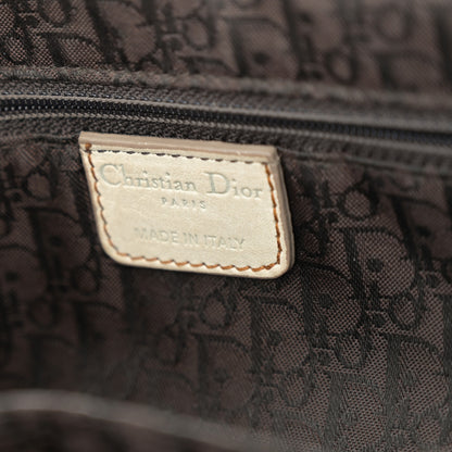 Christian Dior Calfskin Medium Gaucho Double Saddle Bag Ivory 6 of 12