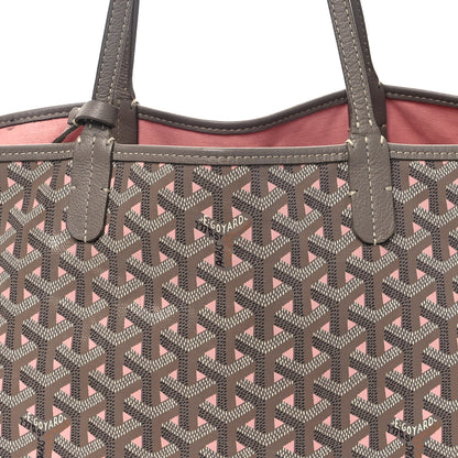 Goyard Goyardine Saint Louis Claire Voie PM Grege Powder Pink 9 of 13