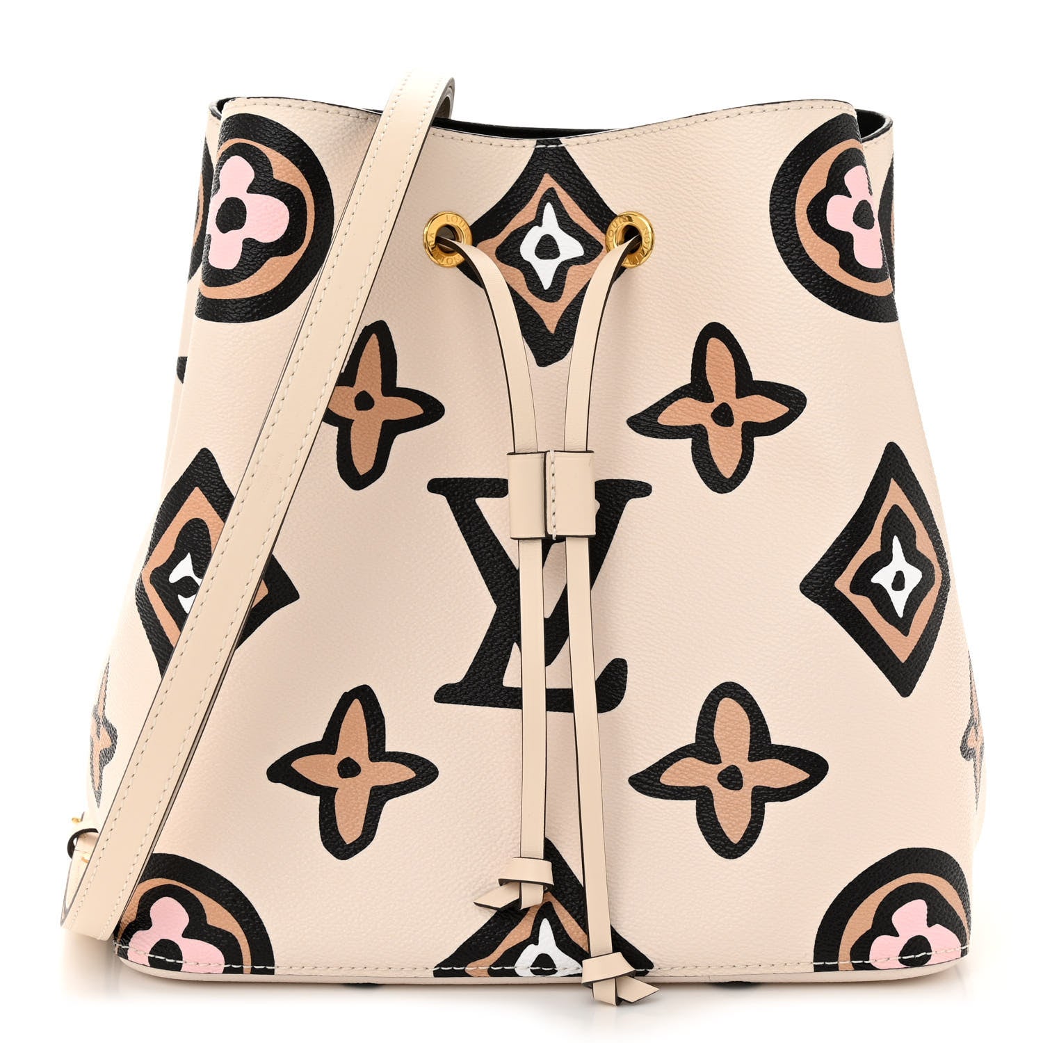 Louis Vuitton Monogram Giant Wild At Heart Neonoe MM Creme 1 of 11