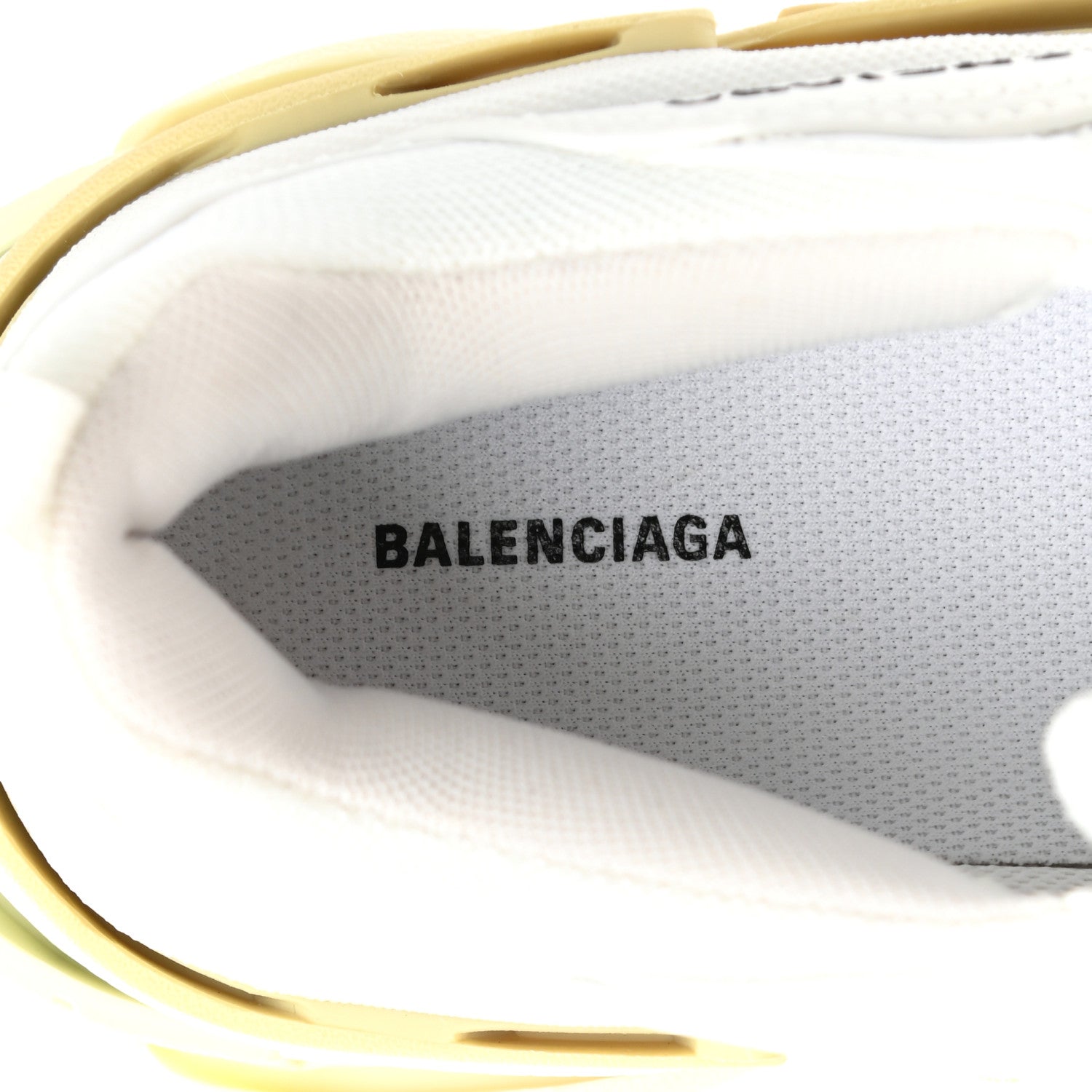 Balenciaga Fabric Mesh Womens Triple S Sneakers 38 White 8 of 8