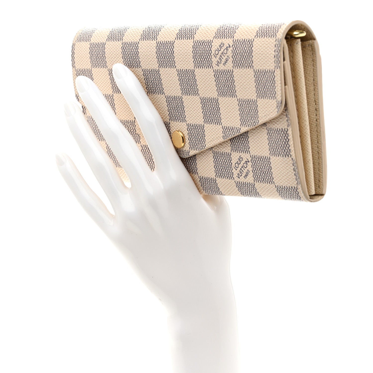 Louis Vuitton Damier Azur Sarah Wallet NM 2 of 8