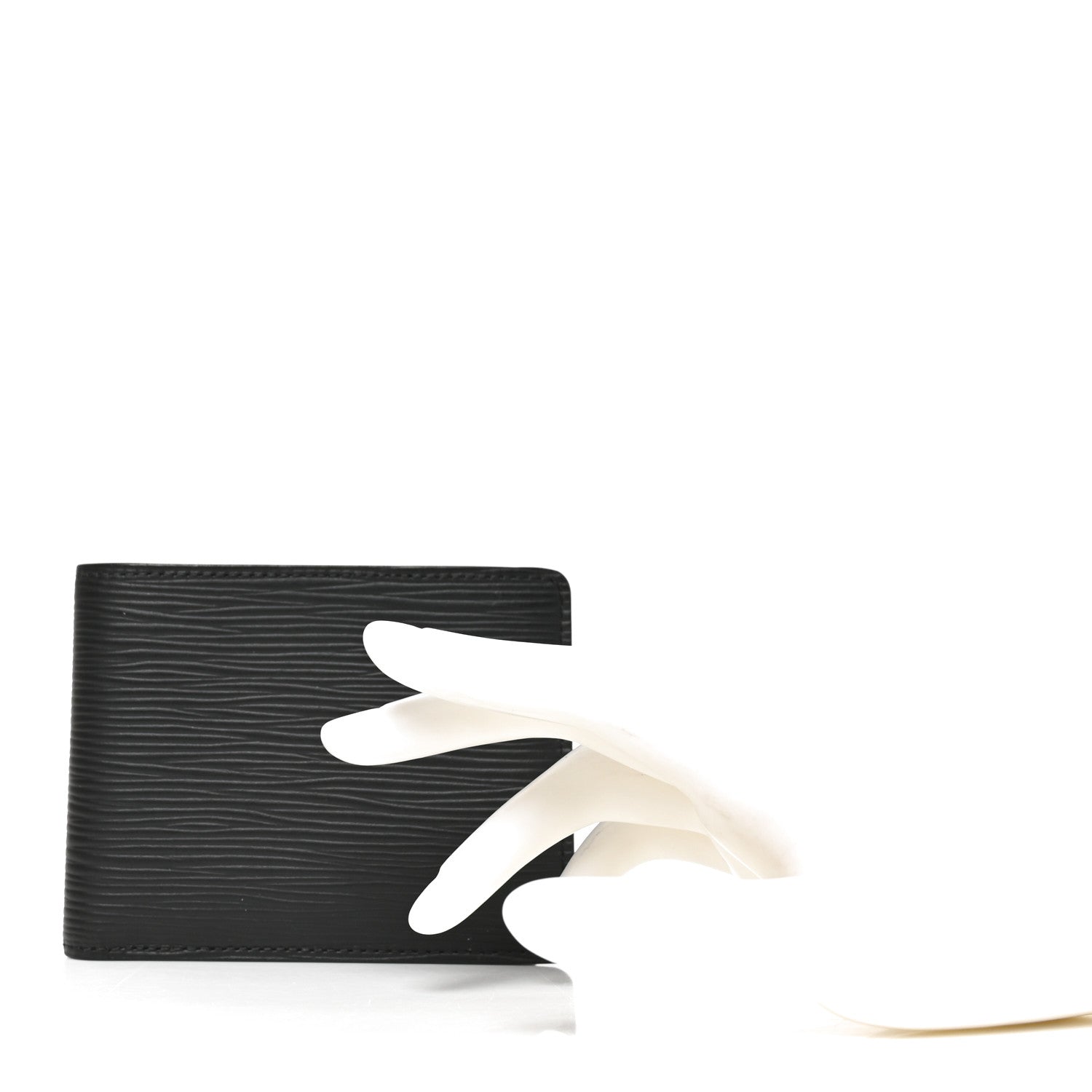 Louis Vuitton Epi Slender Wallet Black 2 of 7