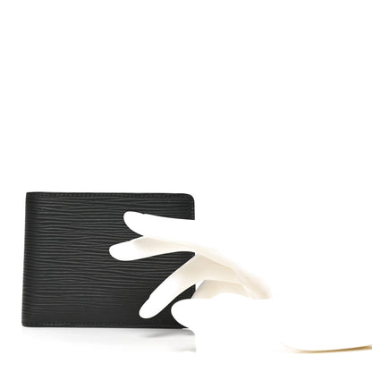 Louis Vuitton Epi Slender Wallet Black 2 of 7