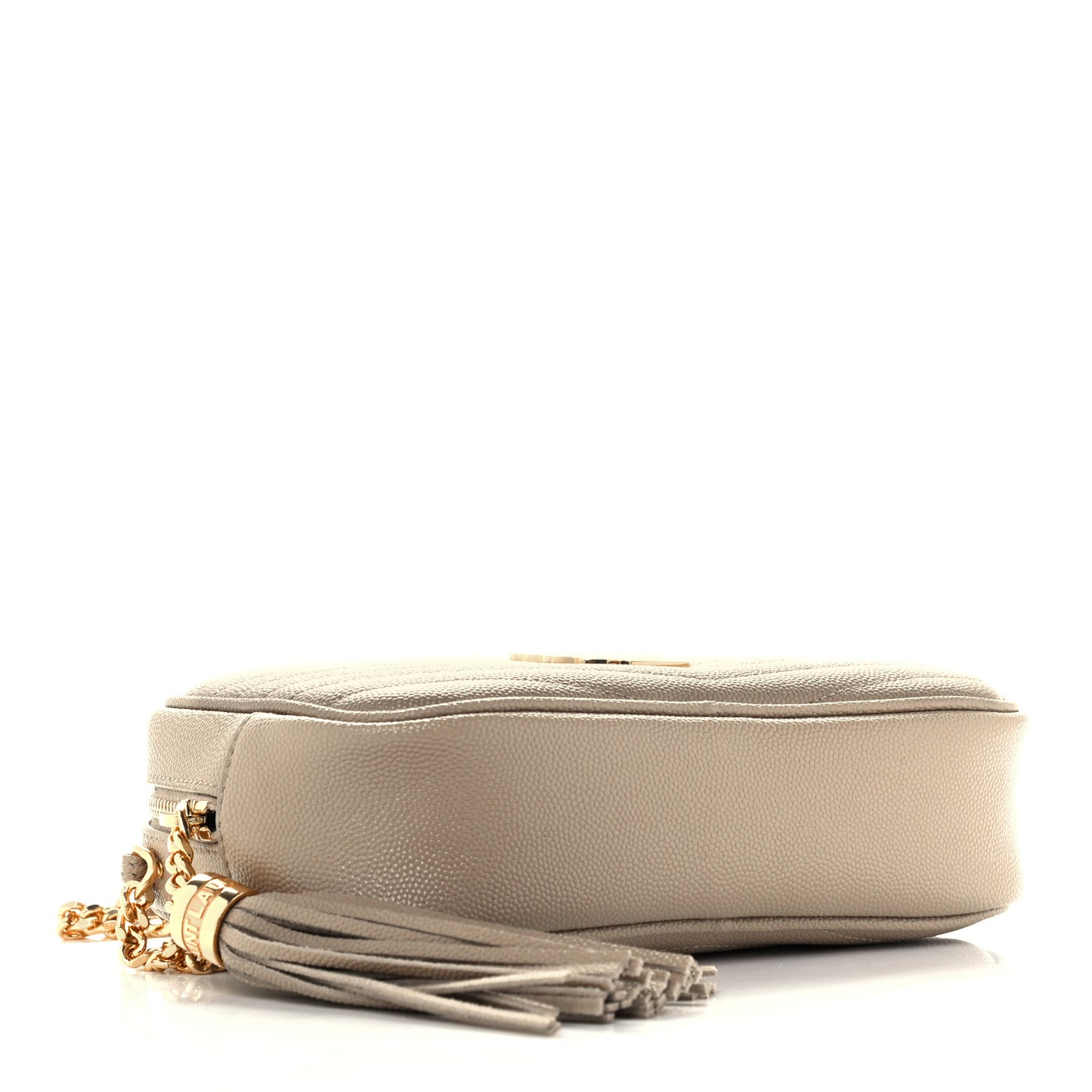 Grain De Poudre Matelasse Monogram Mini Lou Camera Bag Dark Beige