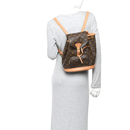Louis Vuitton Monogram Montsouris MM Backpack 2 of 16