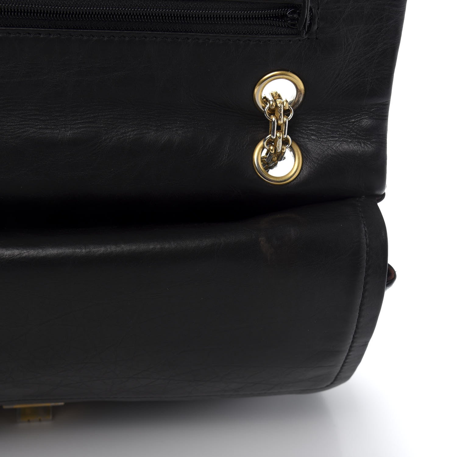 Chanel Aged Calfskin Quilted 2.55 Reissue 227 Flap Black 8 of 11