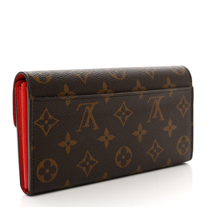 Louis Vuitton Monogram Sarah Wallet NM Coquelicot 3 of 6