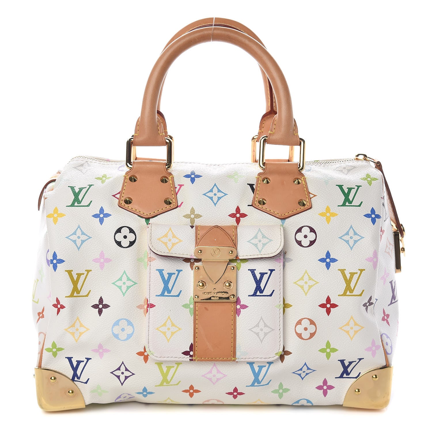 Louis Vuitton Monogram Multicolor Speedy 30 White 1 of 11