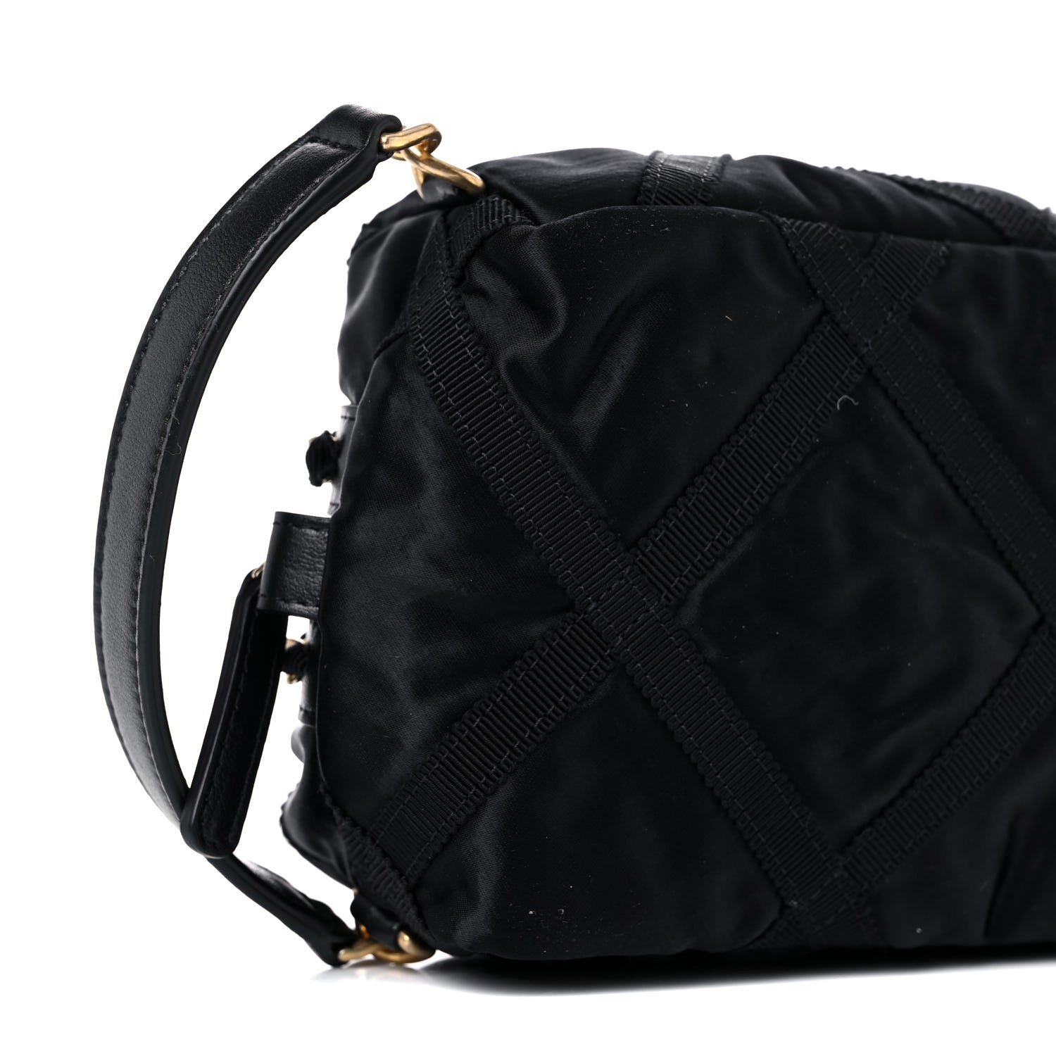 Chanel Nylon Grosgrain Lifestyle Pouch With Sleep Mask Black 10 of 15