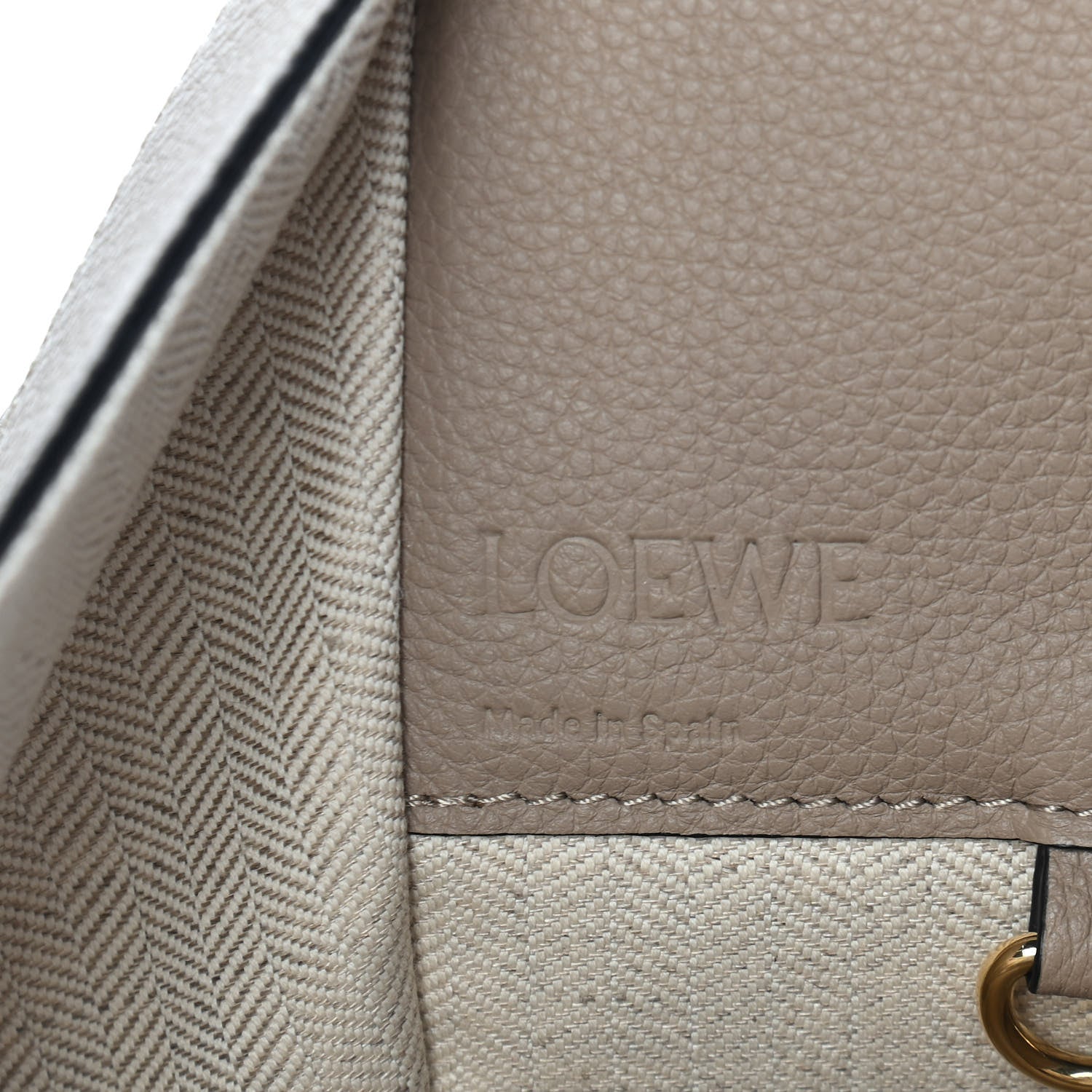 Loewe Calfskin Small Hammock Shoulder Bag Sand Mink 6 of 11
