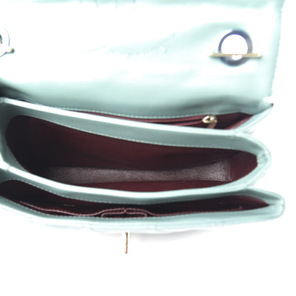 Chanel Lambskin Quilted Small Trendy CC Flap Dual Handle Bag Light Green 5 of 11