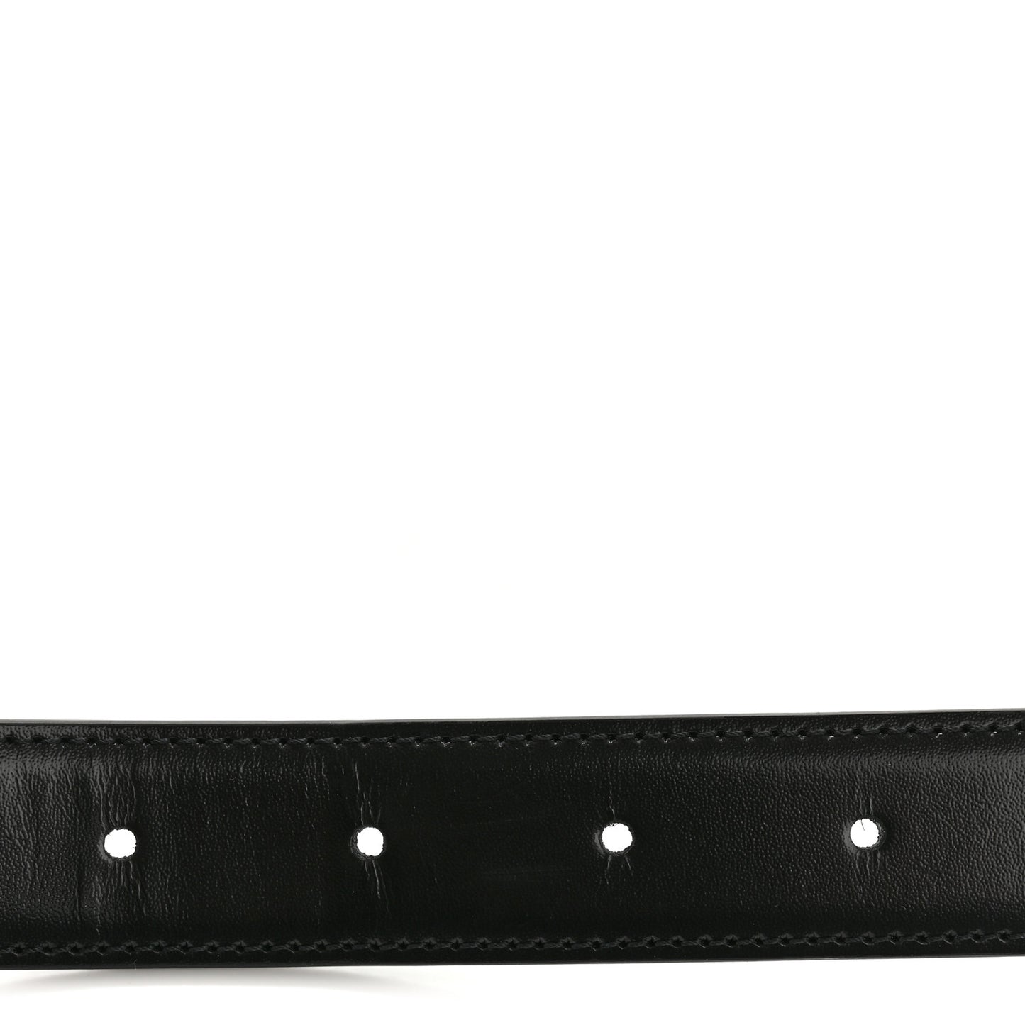 Box Calfskin 25mm Cintura Belt 80 32 Black