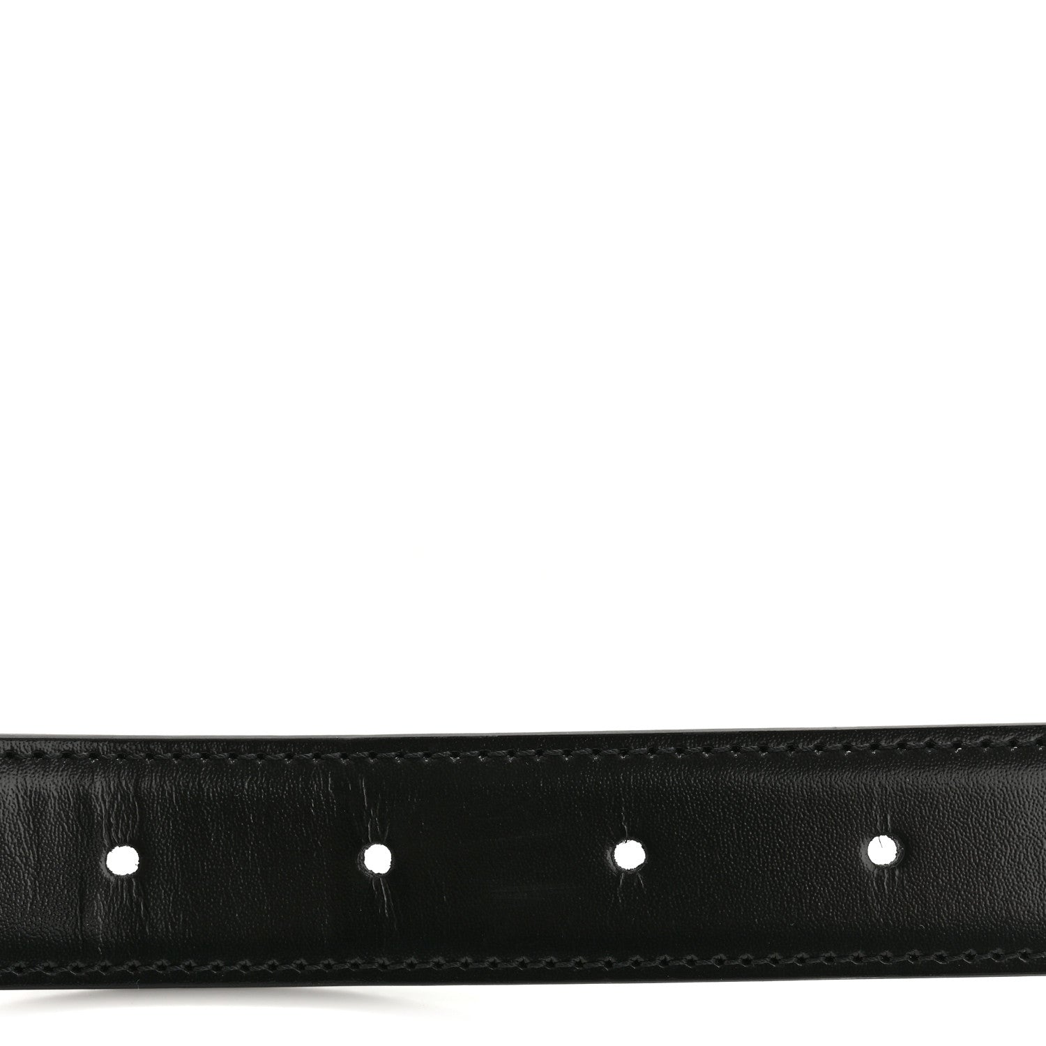 Celine Box Calfskin 25mm Cintura Belt 80 32 Black 3 of 7