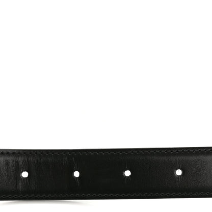 Celine Box Calfskin 25mm Cintura Belt 80 32 Black 3 of 7