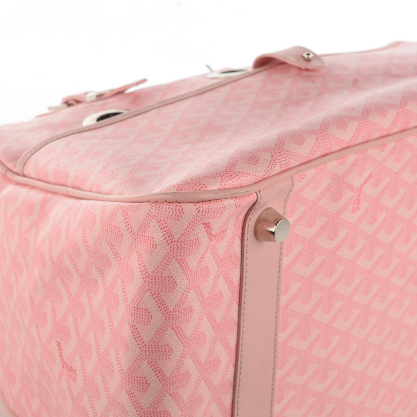 Goyardine Sac Hulot Pet Carrier PM Pink