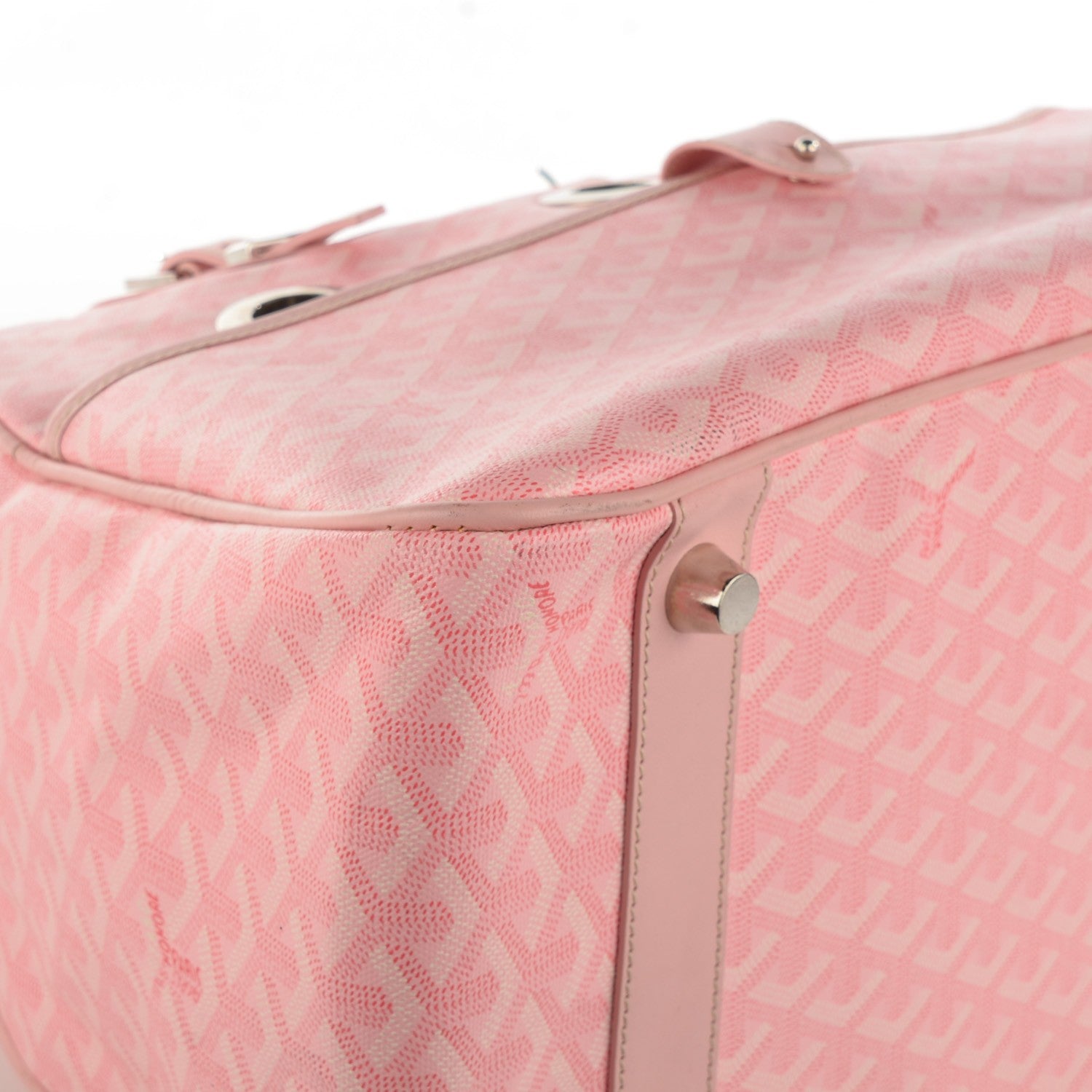 Goyard Goyardine Sac Hulot Pet Carrier PM Pink 5 of 9
