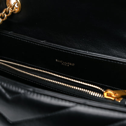 Saint Laurent Calfskin Y Quilted Monogram Medium Loulou Chain Satchel Black 12 of 15
