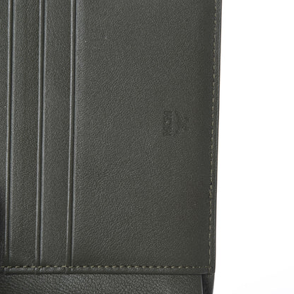 MCM Visetos Bi-Fold Wallet Dark Green 5 of 5