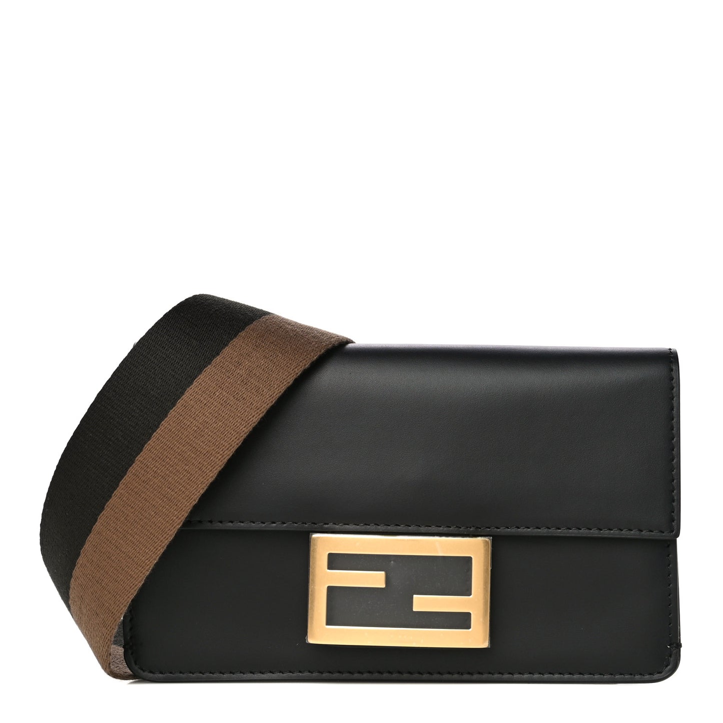 Vitello King Mini Flat Baguette Black