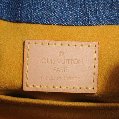 Louis Vuitton Denim Pleaty Blue 6 of 7