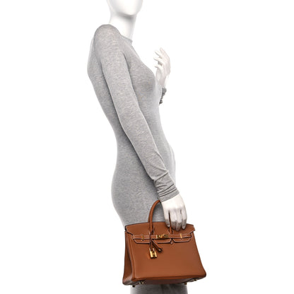 Hermes Togo Birkin 25 Gold 2 of 13
