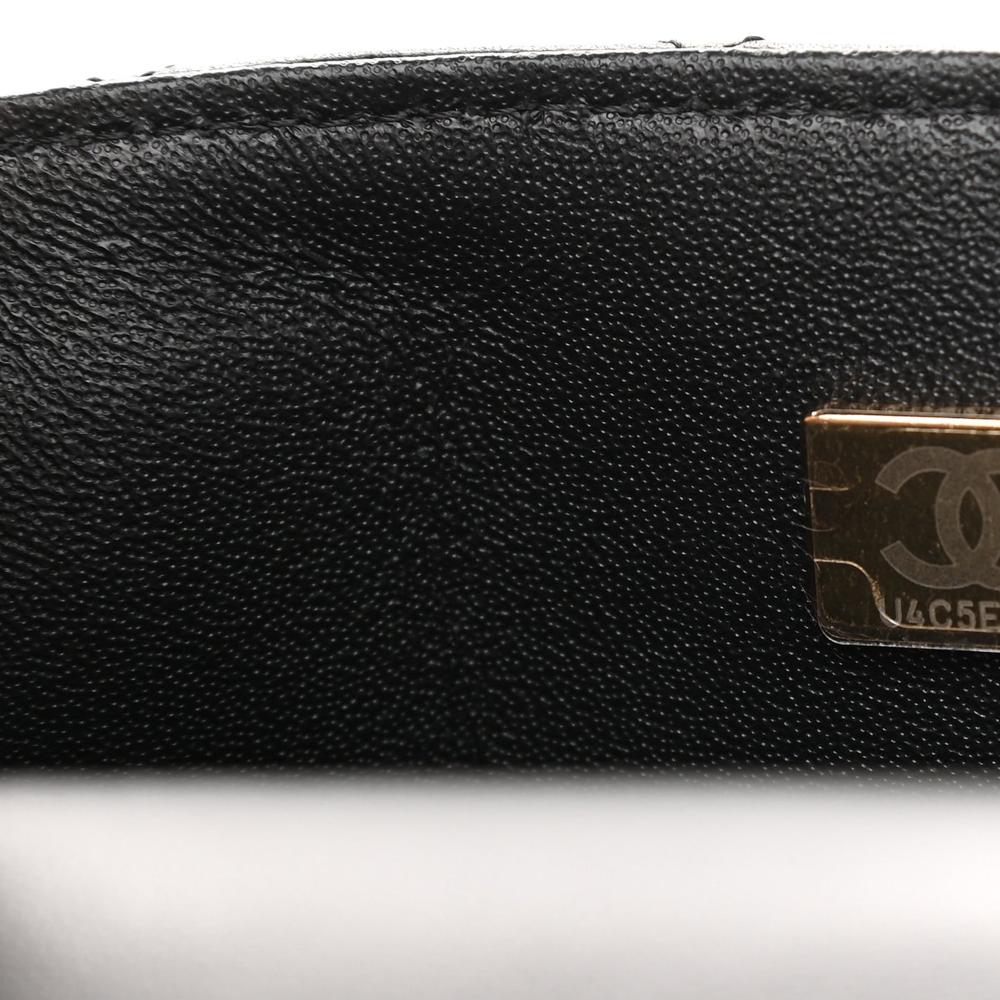 Lambskin Quilted Mini Top Handle Rectangular Flap Black