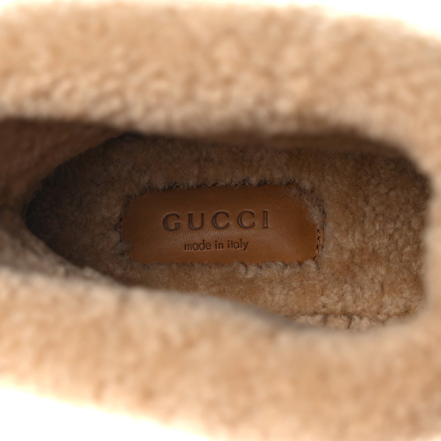Gucci Calfskin Wool Womens Fria Horsebit Ankle Boots 40 Black Butterscotch 7 of 8