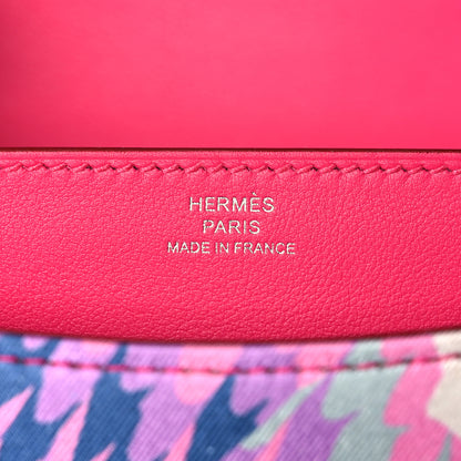 Hermes Swift Silk Marble Printed Constance 18 Rose Azalee Rose Mexico 6 of 10