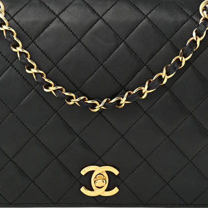 Chanel Lambskin Quilted Small Single Flap Black 9 of 11