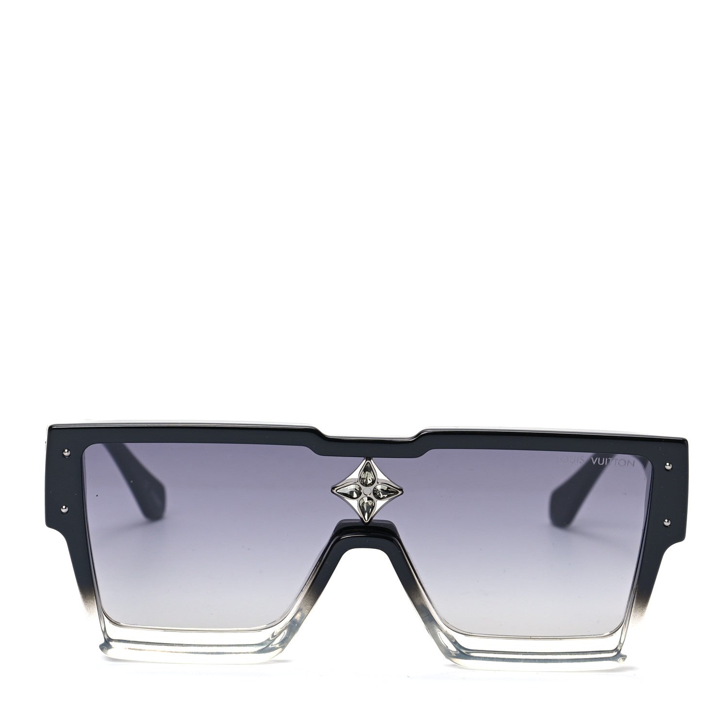 Louis Vuitton Acetate Swarovski Crystal Cyclone Sunglasses Z1736W Black 2 of 7