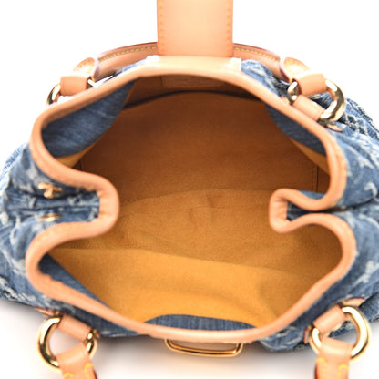 Louis Vuitton Monogram Denim Pleaty Blue 5 of 9