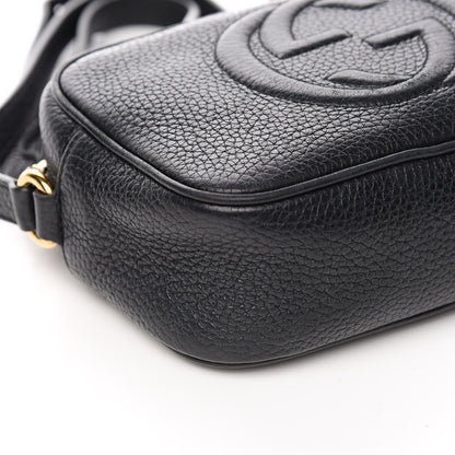 Gucci Pebbled Calfskin Mini Soho Disco Bag Black 8 of 10