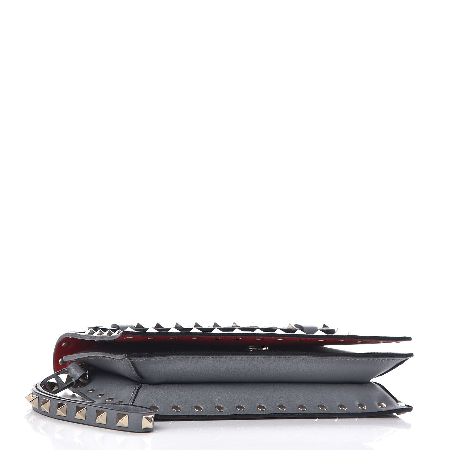 Valentino Garavani Nappa Small Rockstud Wristlet Clutch Light Stone 4 of 8