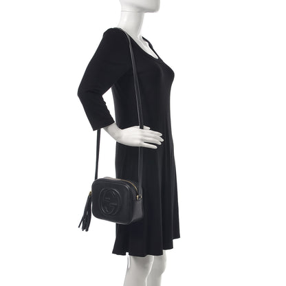 Gucci Pebbled Calfskin Small Soho Disco Bag Black 2 of 9