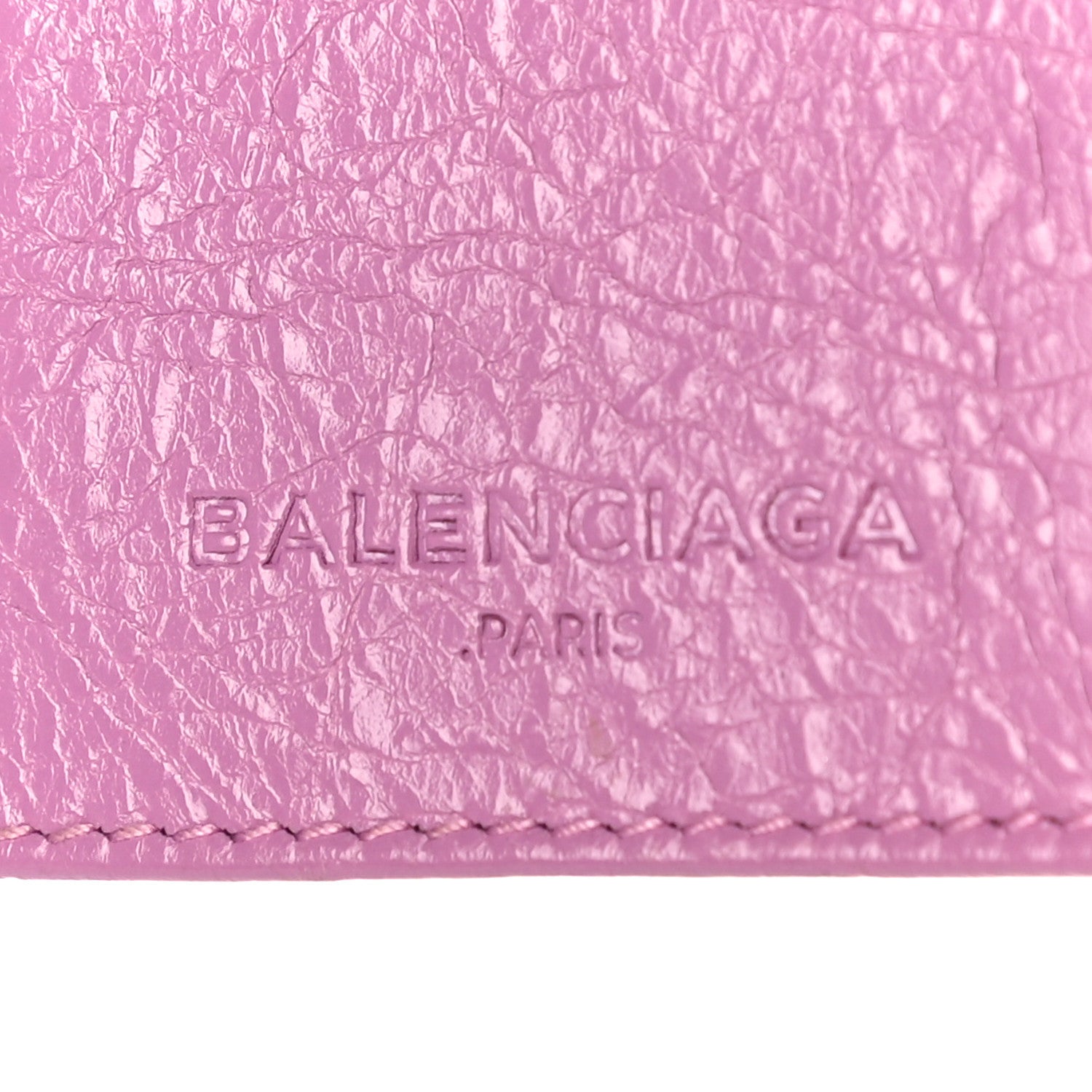 Balenciaga Agneau Classic Hardware Card Case Rose Berlingot 6 of 9