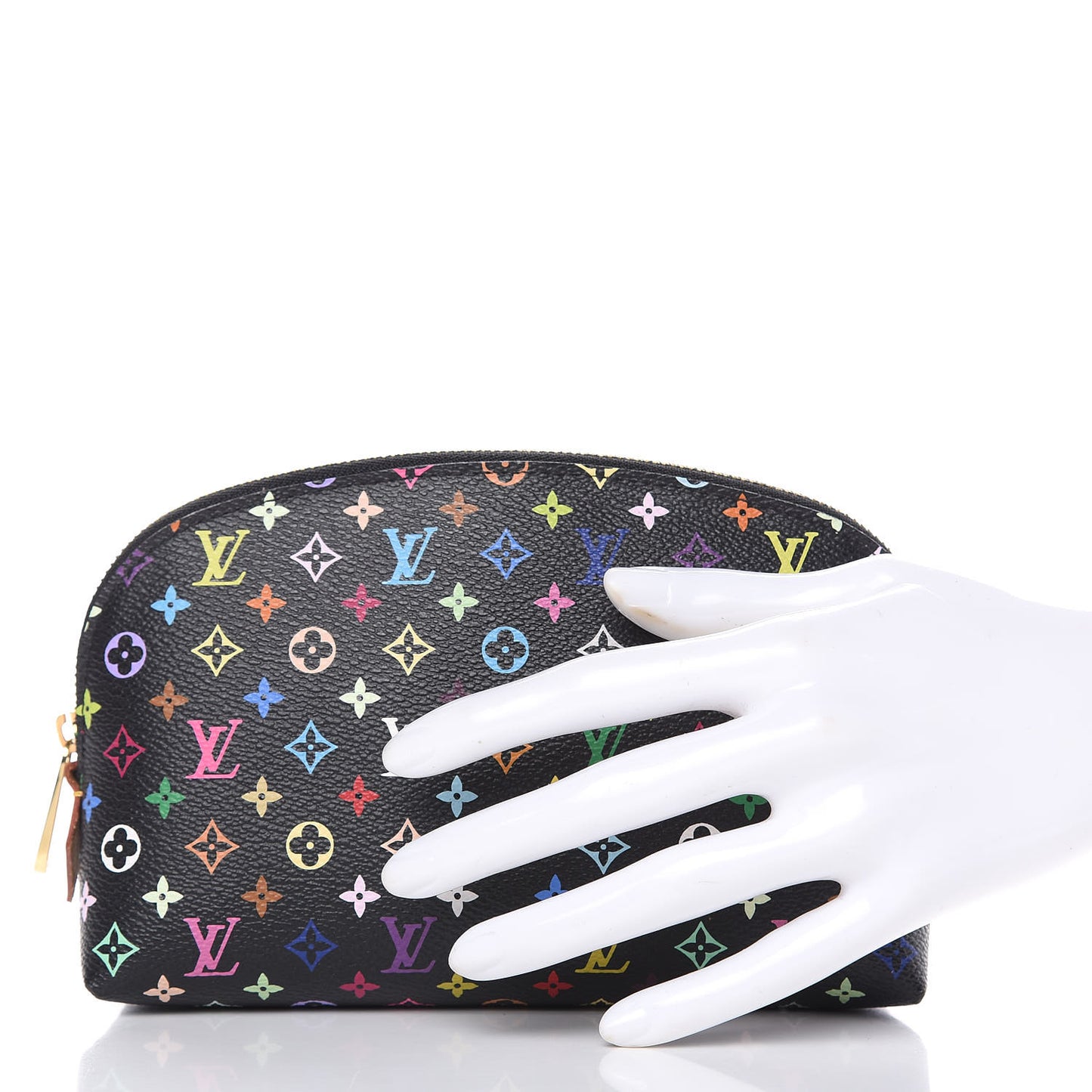 Monogram Multicolor Cosmetic Pouch Black Grenade