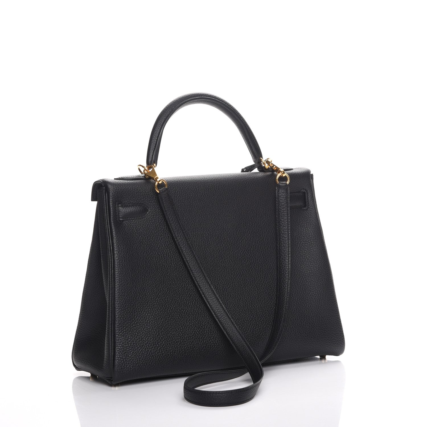 Hermes Togo Kelly Retourne 32 Black 3 of 8