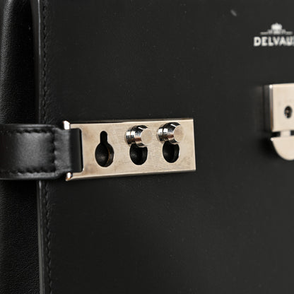Delvaux Calfskin MM Tempete Satchel Black 17 of 20