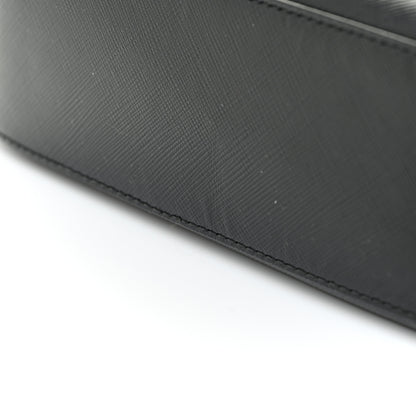 Salvatore Ferragamo Hammered Calfskin Lydia Bow Camera Bag Black 10 of 10
