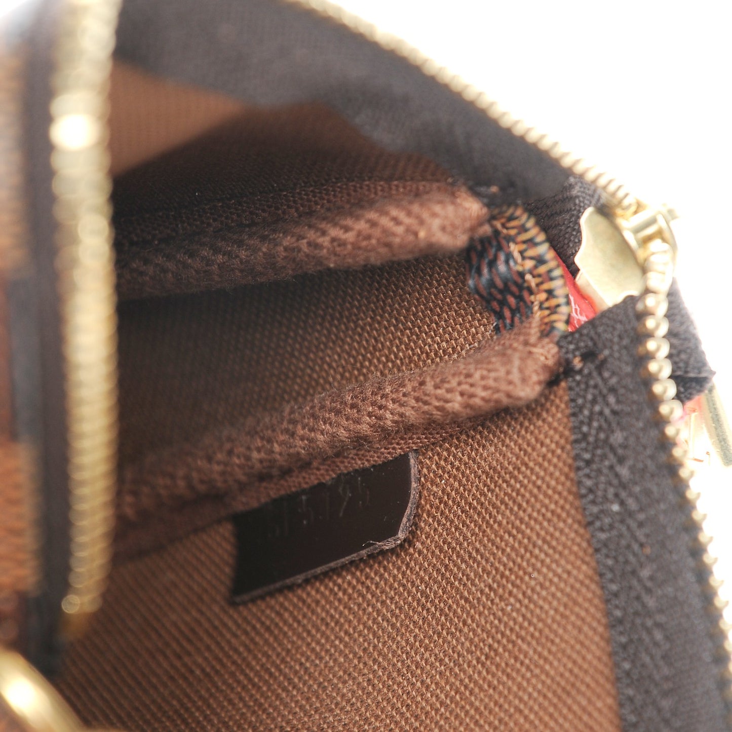 Damier Ebene 2015 Christmas Animation Mini Pochette Accessories