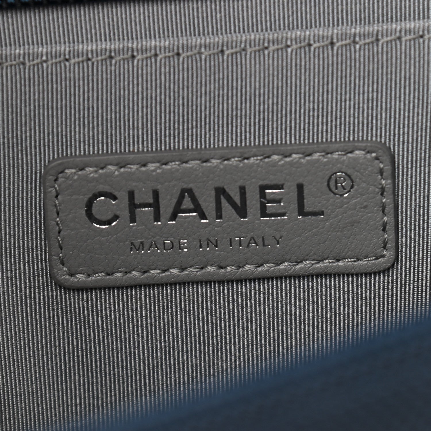 Chanel Canvas Quilted Medium Fluo Boy Flap Dark Navy Fuchsia Grey 6 of 10