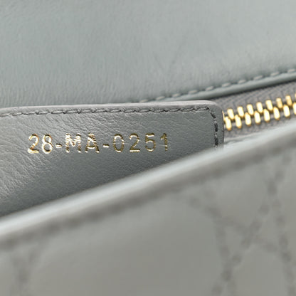 Christian Dior Lambskin Cannage Medium Caro Bag Grey 7 of 10