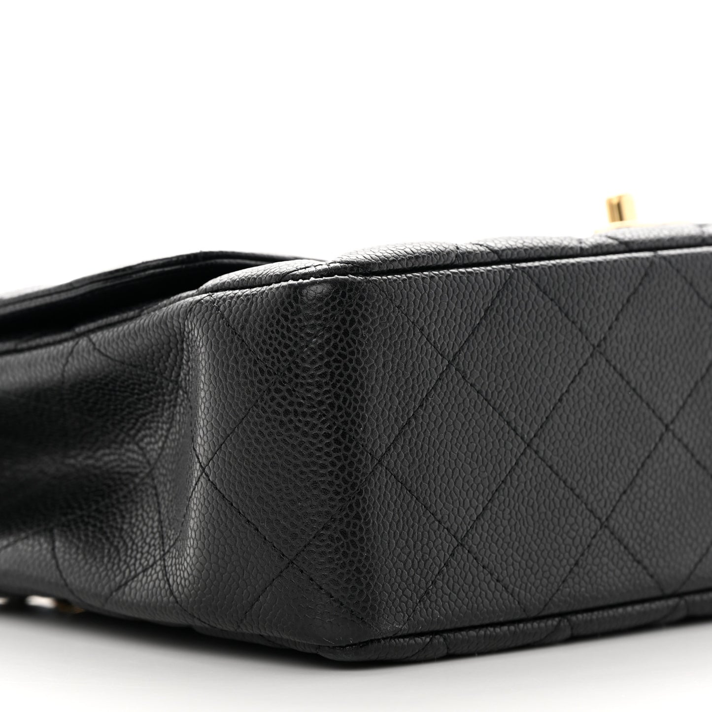 Caviar Quilted Jumbo Single Flap Black
