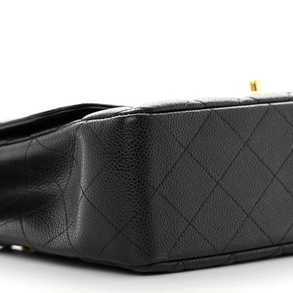 Chanel Caviar Quilted Jumbo Single Flap Black 9 of 12